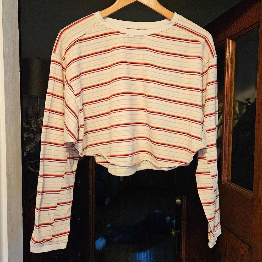 BDG Urban Outfitters Women's Long Sleeve Crop Top - Size Medium